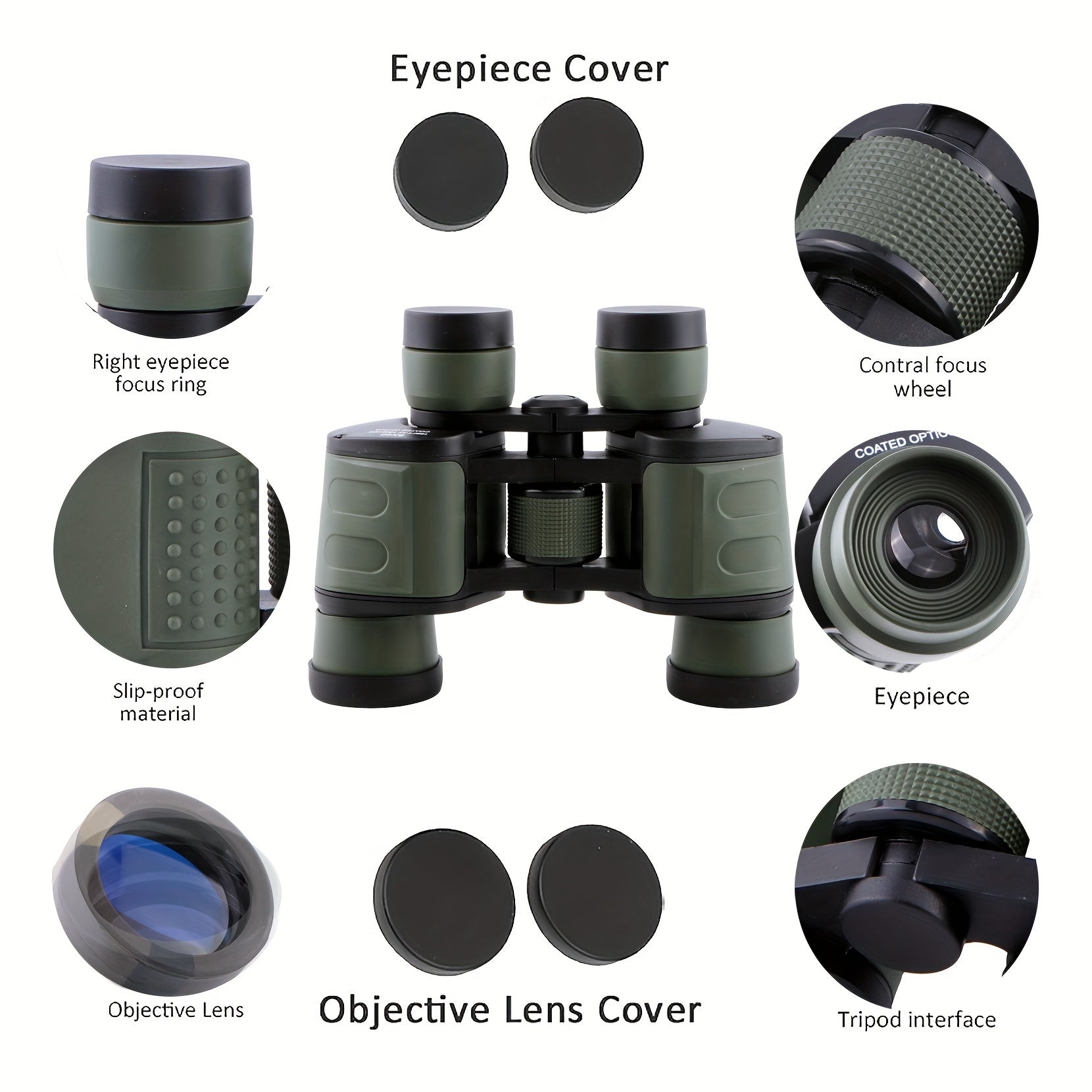 Waterproof Compact Binoculars Bird Watching Football Travel Stargazing