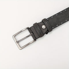 Men's Casual PU Leather Buckle Belt for Pants Jeans