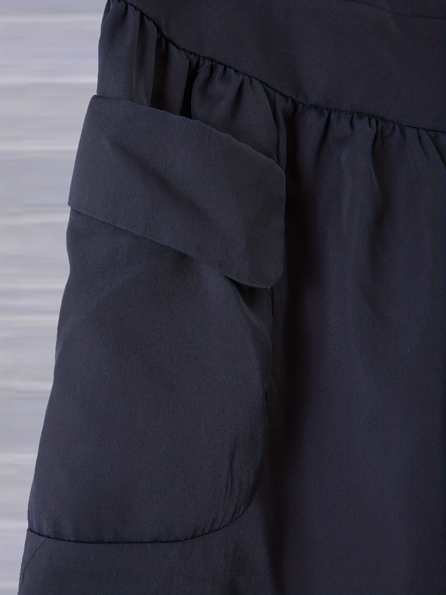 Y2K Shorts Elastic High Rise Cargo Pants
