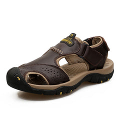 SENBURNY Men's Breathable Closed Toe Outdoor Sandals