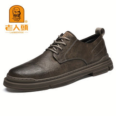 Men's Derby Shoes Lace up Front Dress Shoes For Men