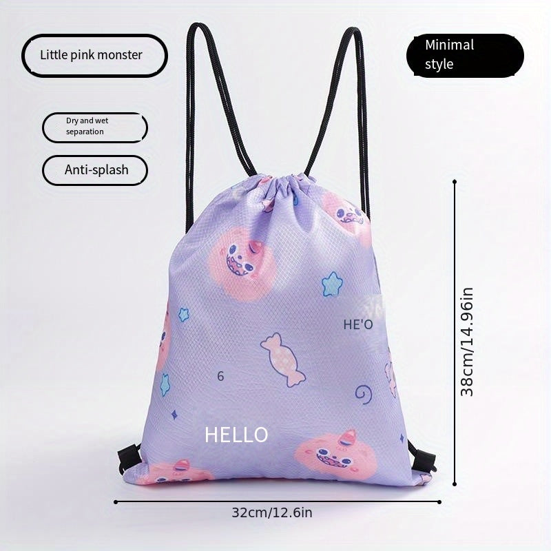 Kids Waterproof Beach Backpack with Wet and Dry Separation
