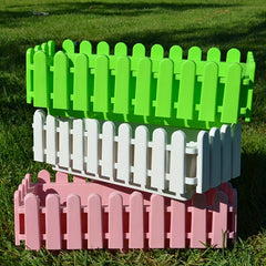 Rectangular Fence Flower Pots for Balcony, Pastoral Design