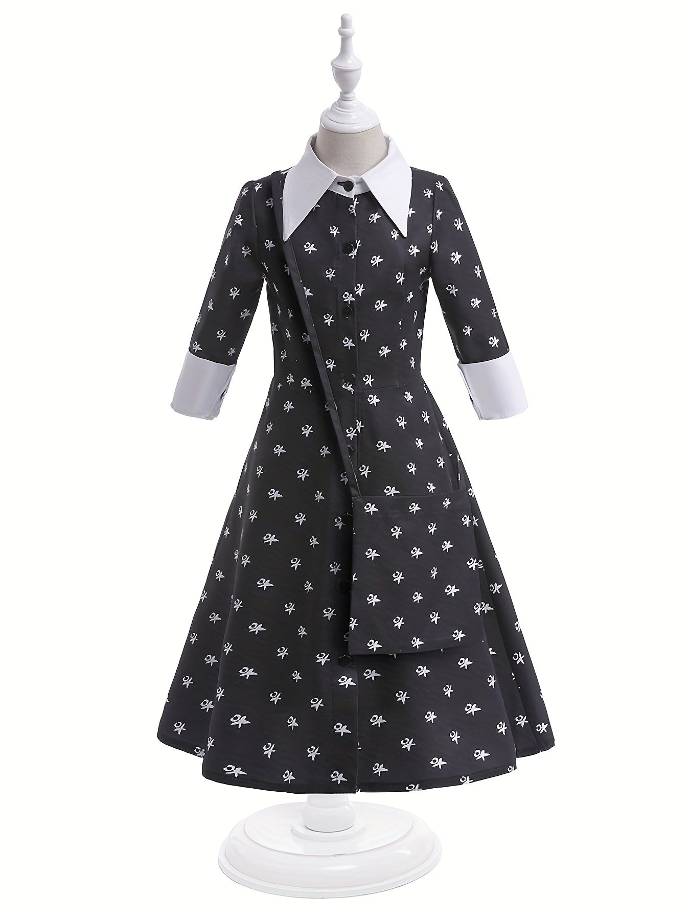 Girl s Halloween Cosplay Costume Dress & Bag Set