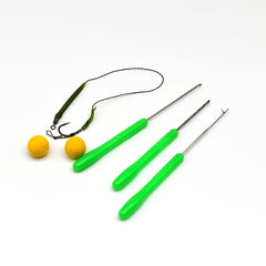 3pcs Boilie Needle Set Stainless Baiting Knotting Tool Carp Fishing Accessories
