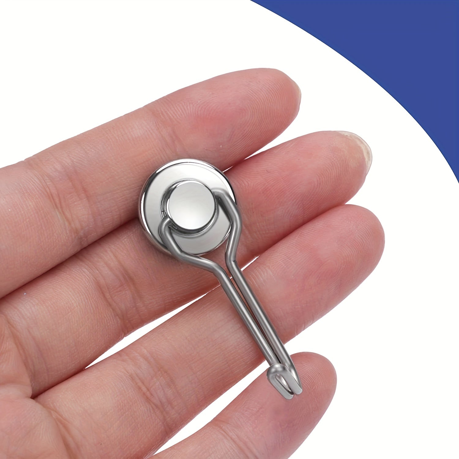 4pcs Magnetic Hooks 34KG Swivel Heavy Duty for Hanging Grill Refrigerator
