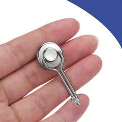 4pcs Magnetic Hooks 34KG Swivel Heavy Duty for Hanging Grill Refrigerator