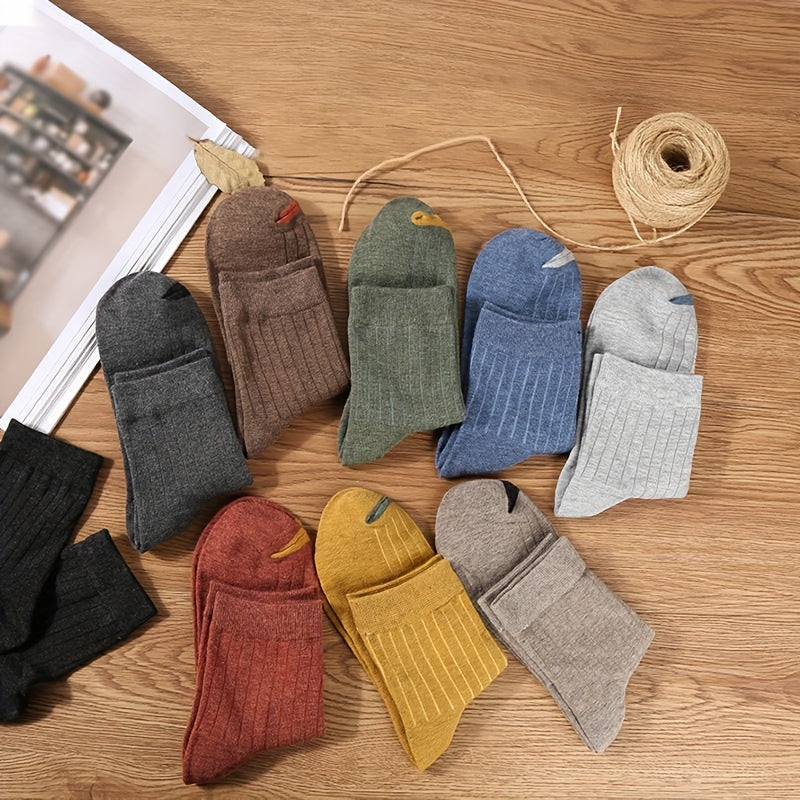 10 Pairs Outdoor Comfortable Breathable Crew Socks