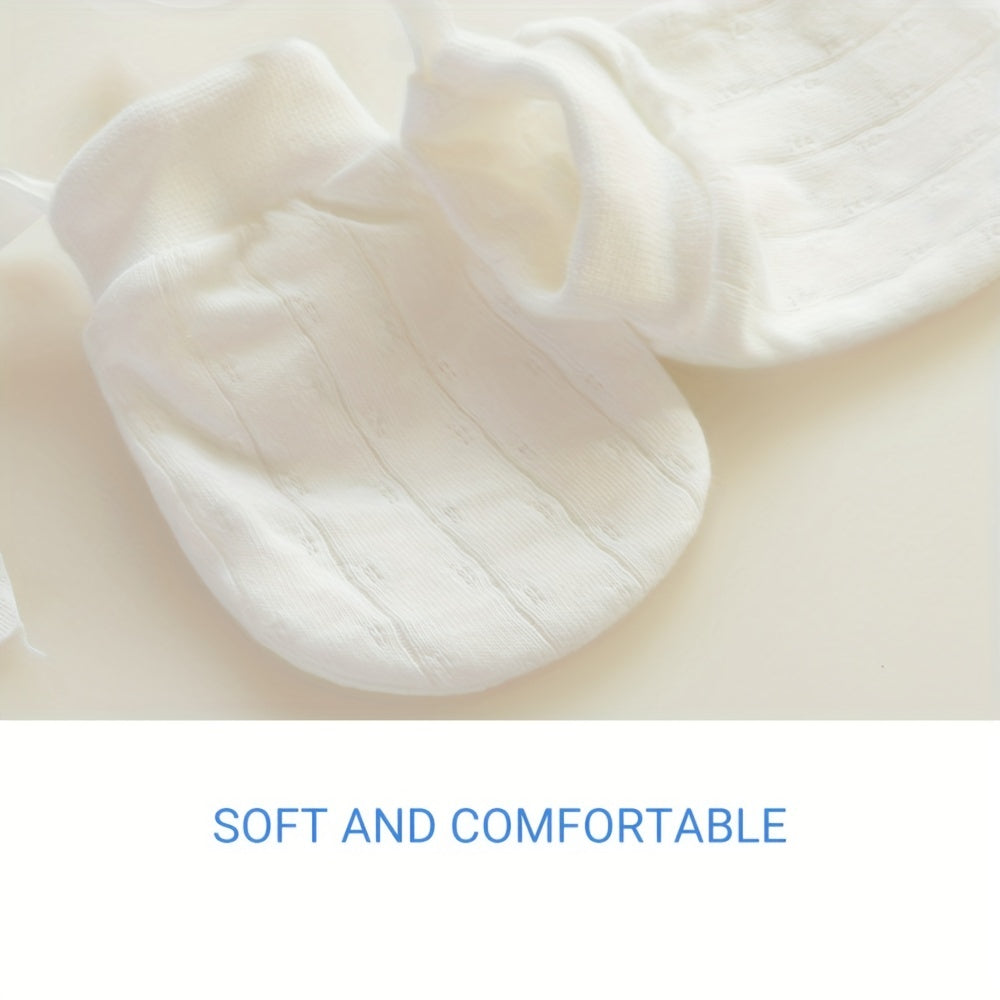 Soft Newborn Baby Cotton Mittens to Protect Skin