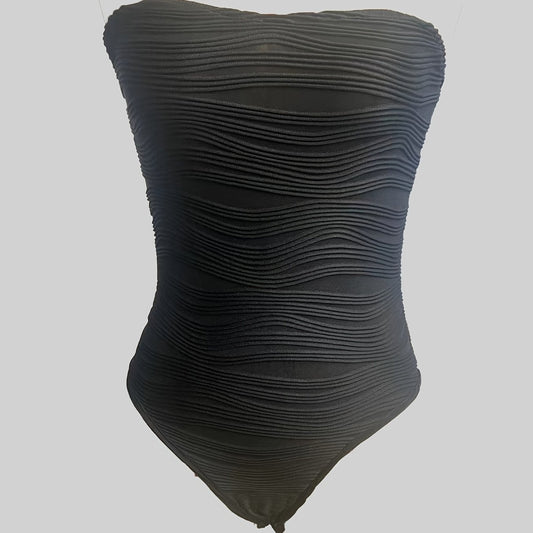 Sexy Sleeveless Tube Bodysuit Solid Casual Women's Clothing