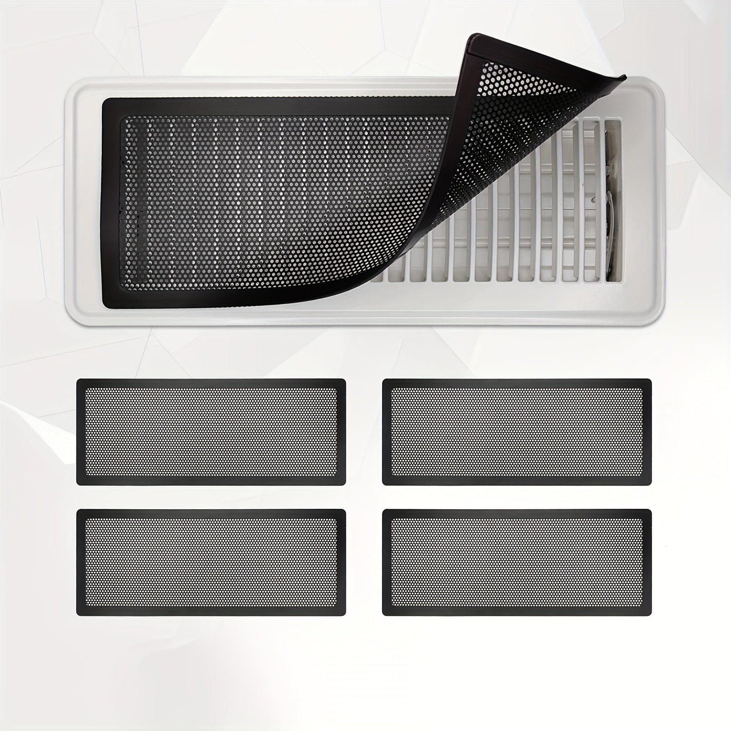Magnetic Vent Mesh Covers 4pcs Floor Register Vent Cover