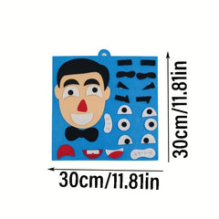 Kids Facial Expression Puzzle Stickers Educational Toy