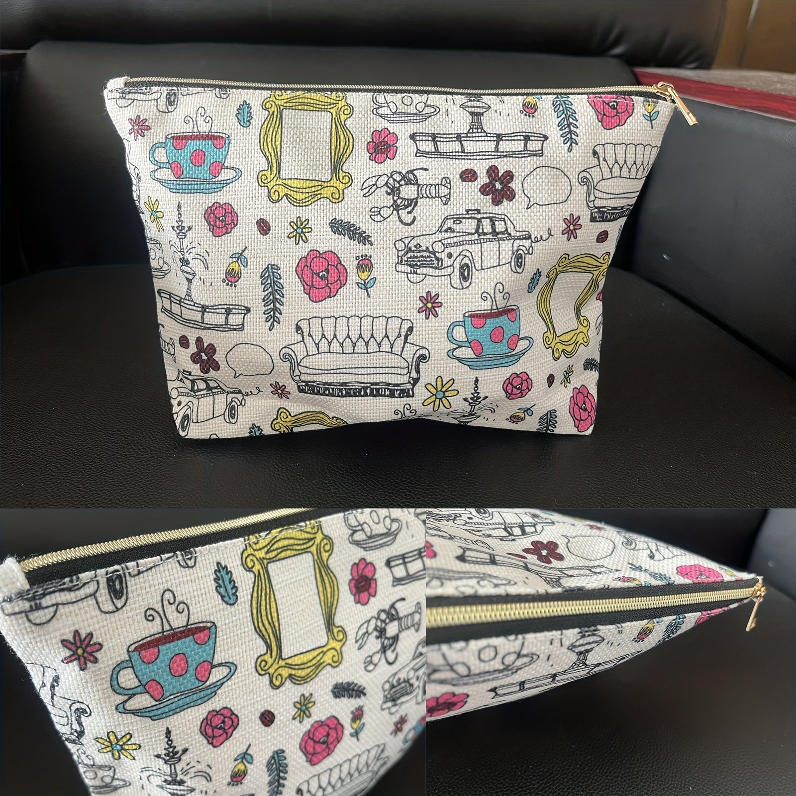 Funny TV Show Travel Bag Toiletry Makeup Women Pouch