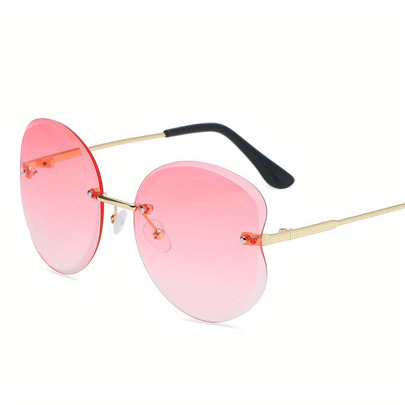 Boys Girls Teen Rimless Sunglasses Sun Protection Casual Accessory