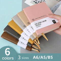 Colorful B5 Minimalist Notebook A6 Portable A5 Diary
