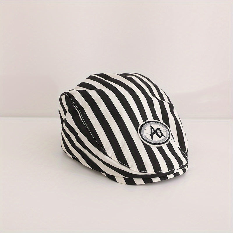 Striped Letter Casual Summer Hat for Men Women