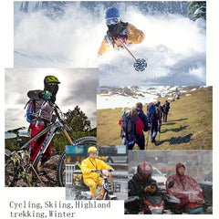 Thermal Waterproof Face Mask Winter Cycling Helmet Liner Polar Fleece Warm Mask