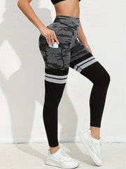 Camouflage Sports Leggings High Waist Workout Yoga Pants Women's Activewear