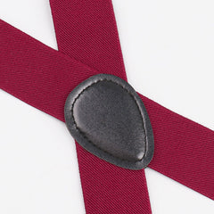 Men's Polyester Solid Suspender