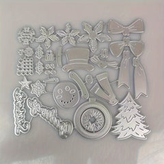 1Pc Christmas Snowman Metal Cutting Dies For Scrapbooking