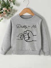 Boys Creative Print Sweatshirt Top Kids Clothes