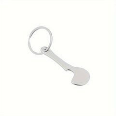 Shopping Cart Tokens Metal Keychain Key Ring Pendant