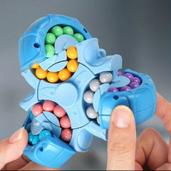Rotating Block Toy for Stress Relief and Education