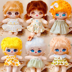 Multicolored Hair Plush Cartoon Doll - Birthday Gift