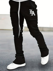 Men's Hip Hop Style Joggers Casual Flared Trousers