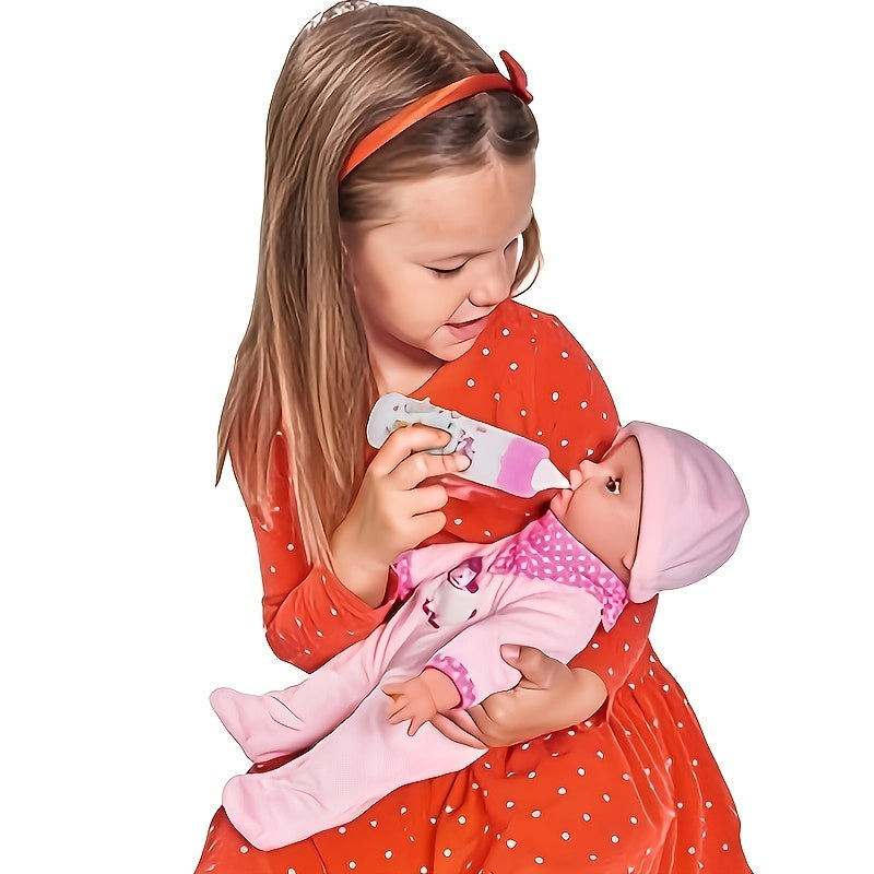 6pcs Doll Feeding Set for Toy Stroller Milk Juice Bottles Pacifier Baby Doll