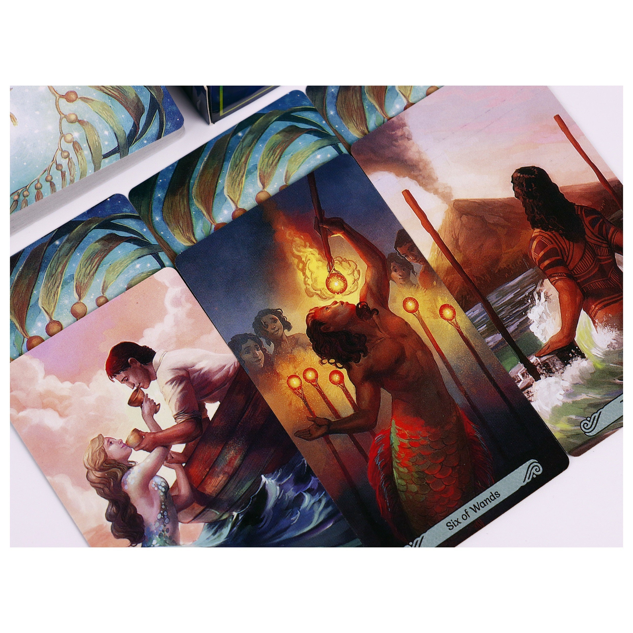Mermaid Tarot Deck Fortune Telling Cards for Family Gatherings