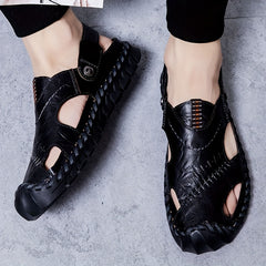 Men's Casual Slip On Closed Toe Sandals