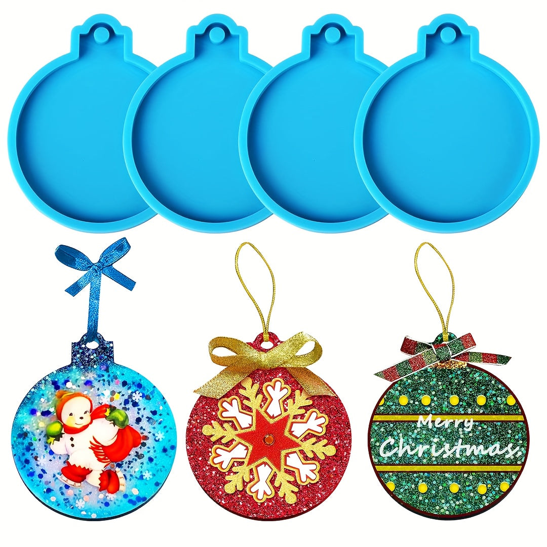 Christmas Silicone Molds for Resin Ornaments DIY