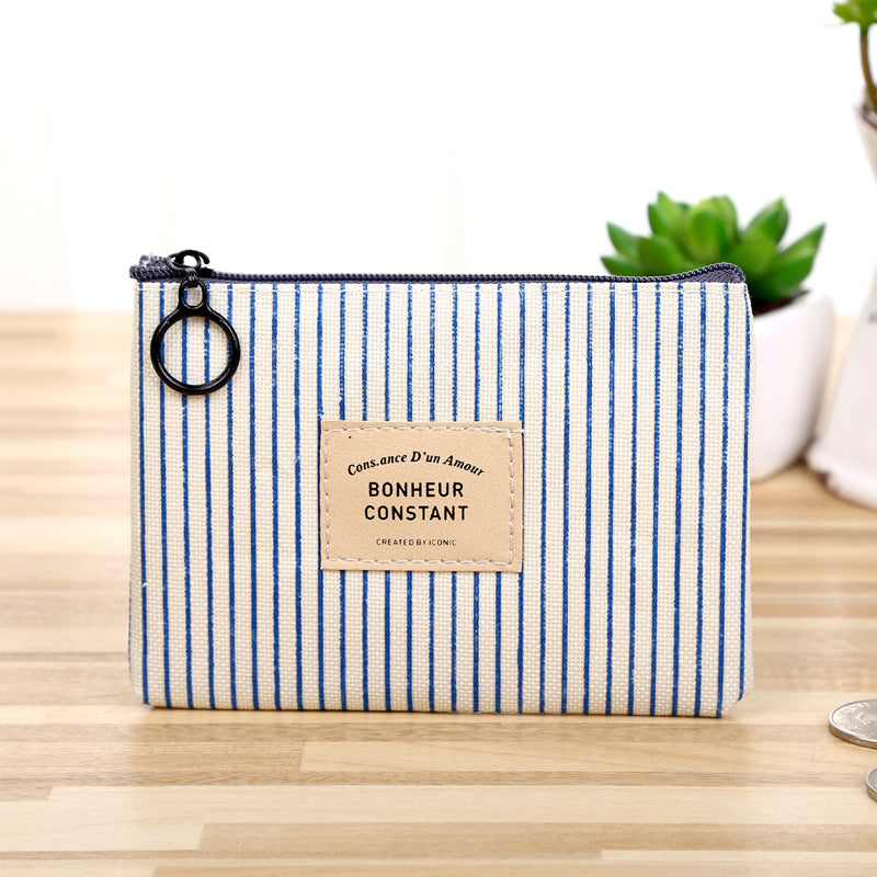 Zipper Storage Bag Cosmetic Pouch Sanitary Napkin Bag Modern Style