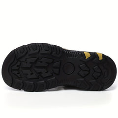 Men's Lightweight Non Slip Hook And Loop Sandals Quick Drying Comfy Beach Shoes