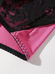 5 Pack Plus Size Lace Seamless Comfort Soft Panties Set