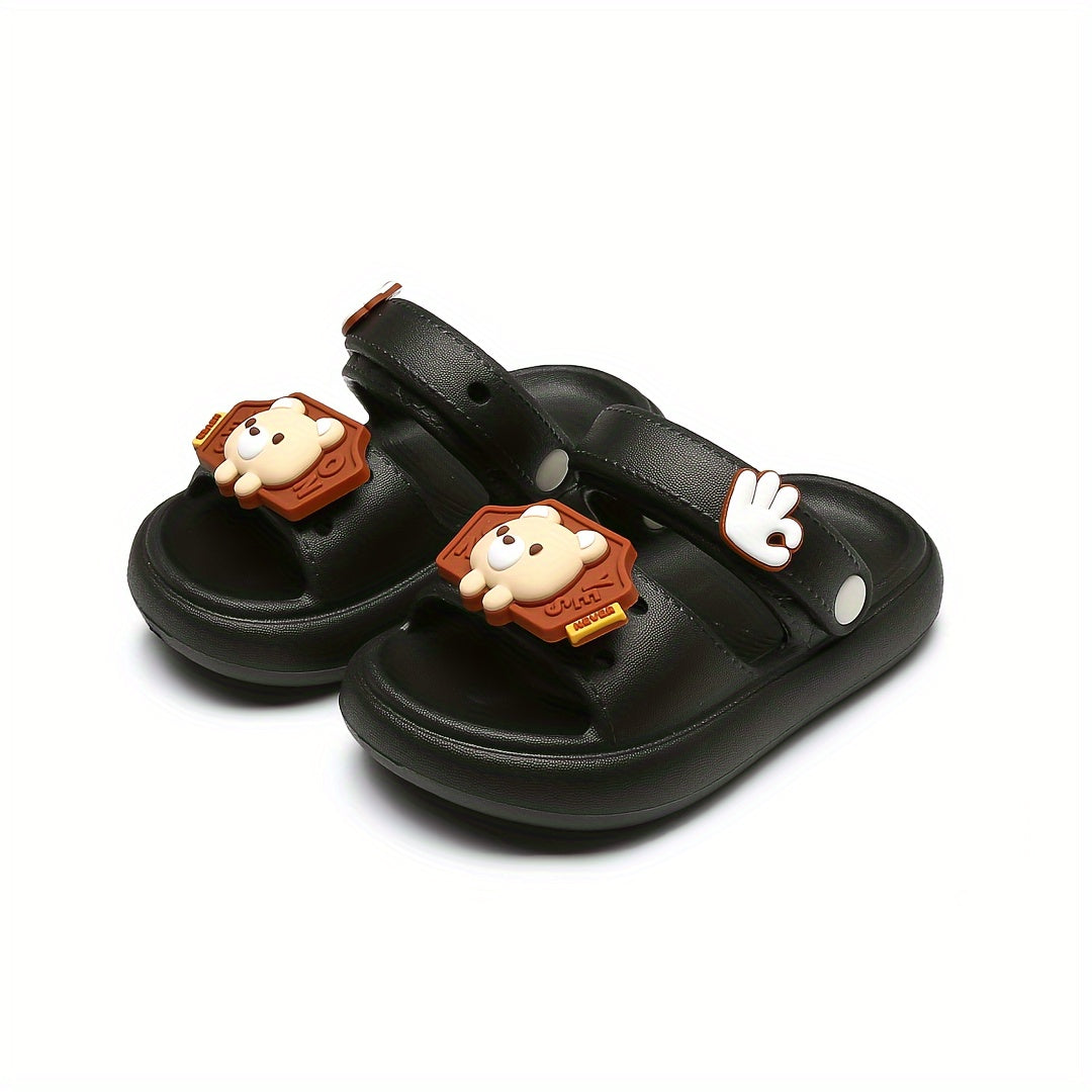 JIAGEYA Boy's Street Style Open Toe Sandals