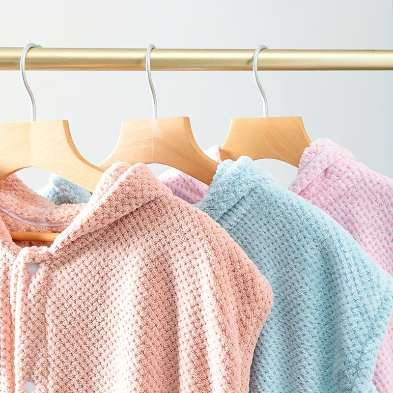 Quick Drying Hooded Bathrobe for Boys and Girls