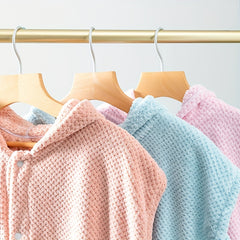 Quick Drying Hooded Bathrobe for Boys and Girls