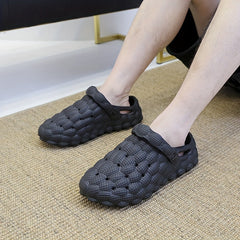 Men's Closed Toe Quick Drying Sandals with DIY Charms