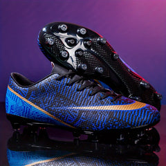 Youth AG Soccer Shoes Spike Anti-Skid Breathable Training Football Cleats