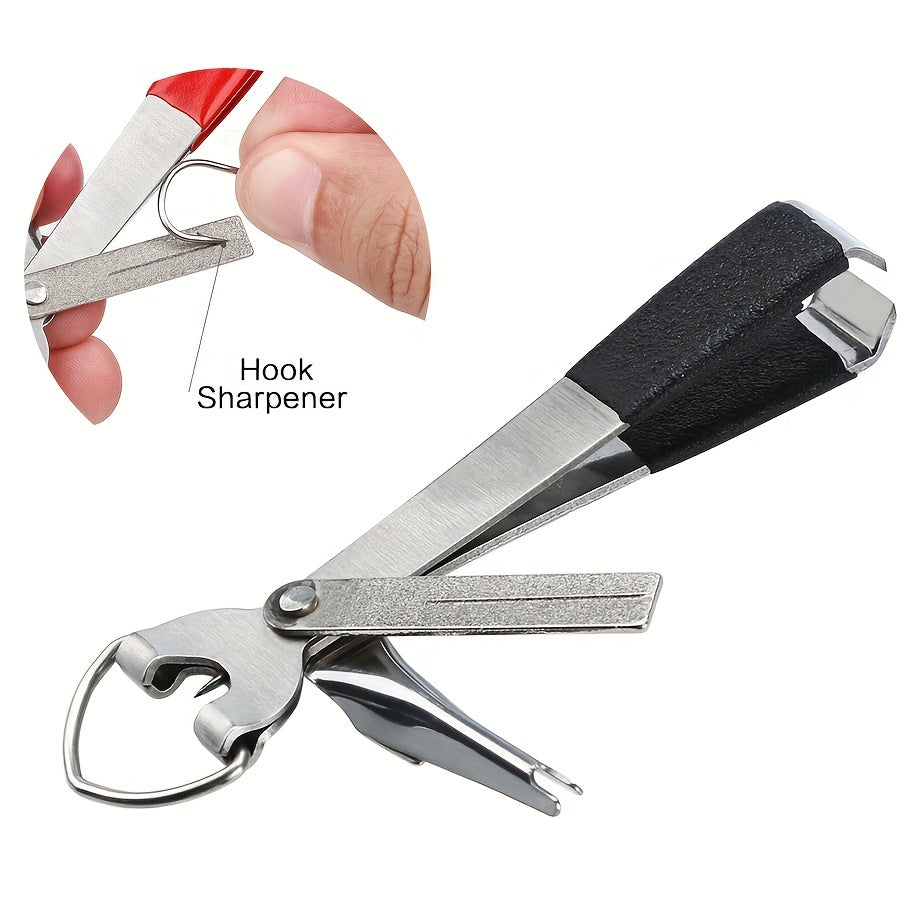 Fly Fishing Knot Tying Tool with Retractors - Hooks Lures Flies