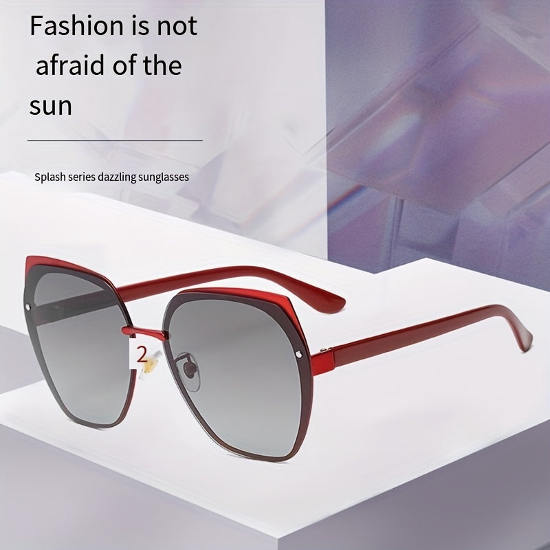 Men's Polarized Polygon Sunglasses UV Protection