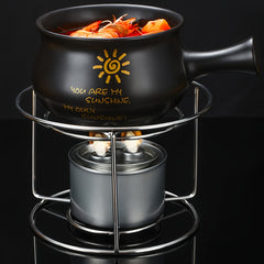 Stainless Steel Tripod Stove Rack Portable Multifunctional Stand