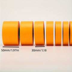 Yellow Beauty Pattern Paper Tape Spray Paint Masking Paper 40m