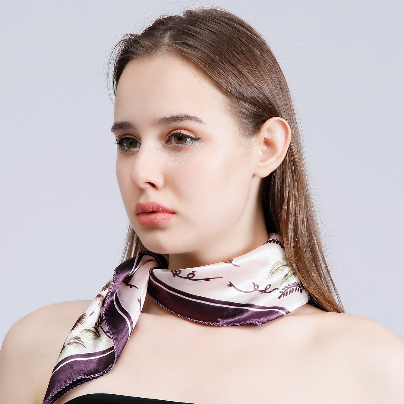 Floral Print Scarf Multifunctional Bandana Headband Scarf