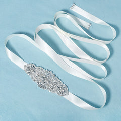 Rhinestone Bridal Belt Wedding Dress Sash