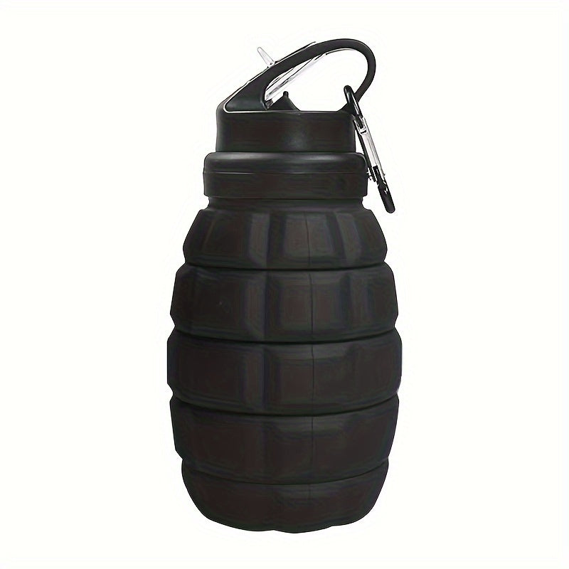 Foldable Silicone Water Cup Leakproof Bottle Portable for Fitness Travel