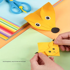 100pcs Colored Origami Paper Cardboard