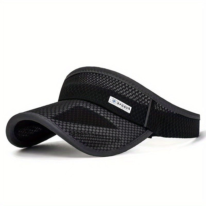 Men's Breathable Mesh Sun Visor Hat Adjustable Sport Cap